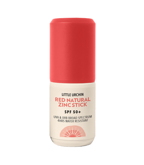 RED NATURAL COLOURED ZINC STICKS, SPF 50+