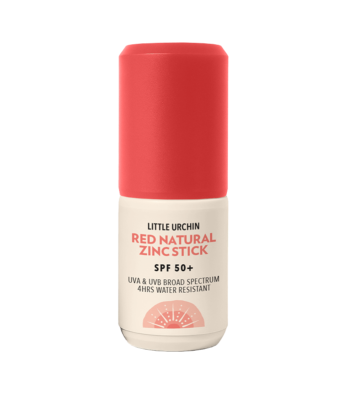 RED NATURAL COLOURED ZINC STICKS, SPF 50+